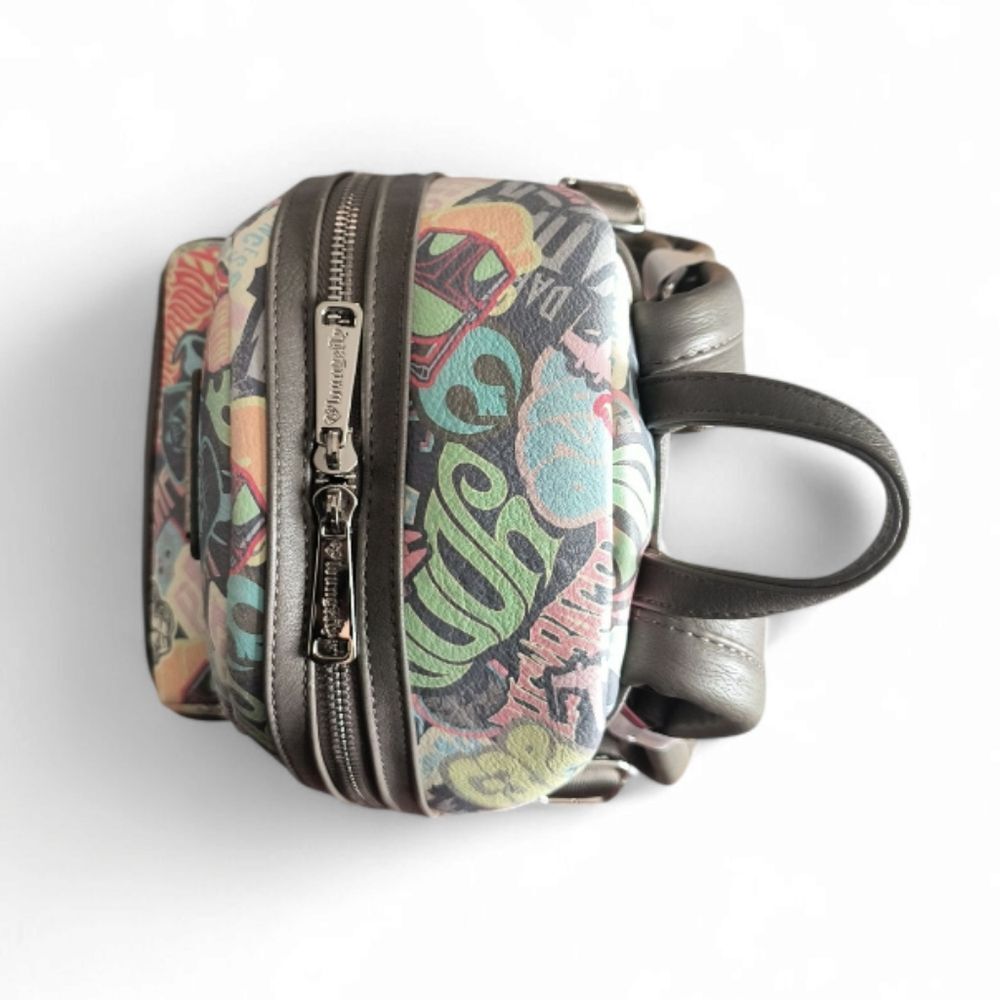 Loungefly Star Wars Pastel Graffiti Sticker Mini Backpack - Picture 6 of 15